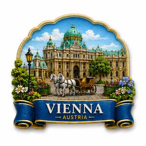 Imán de Resina 3D Moderno para Refrigerador, Colección de Lugares Emblemáticos de Ciudades: París, Viena, Praga, Budapest, Venecia, <span class=keywords><strong>Barcelona</strong></span> - Product Image 3