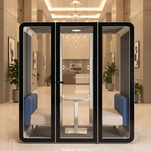 Cabina Acústica UNIBOOTH para Oficina, Insonorizada, Ecológica, para <span class=keywords><strong>Reuniones</strong></span> y Espacios Abiertos - Product Image 4