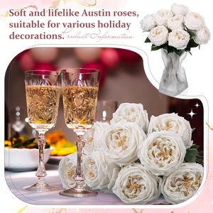 Real Touch Peonies <b>Artificial</b> <b>Flowers</b> with Long Stem Look Real Fake <b>Flower</b> for Valentines Wedding Party Home Kitchen Decor - Product Image 5