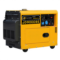 Générateur diesel domestique super silencieux JLT-POWER JD6500SE 5KW avec AVR 400V 50/60Hz 12V DC Démarrage électrique pour usage domestique et industriel