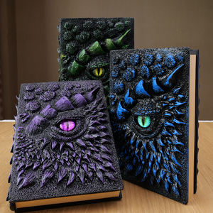 批发3D龙眼笔记本恶魔誓言龙书压花皮革日记创意幻想日记礼品收藏 - Product Image 1