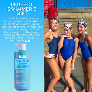 Nouveautés Soins capillaires Shampooing anti-chlore pour <span class=keywords><strong>cheveux</strong></span> <span class=keywords><strong>colorés</strong></span> Eau dure et minéraux Shampooing de natation Élimine le chlore - Product Image 4