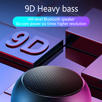 Mini-enceinte portable sans fil Bluetooth à couplage TWS, directement de l'usine, pour la randonnée, la maison, le vélo et la voiture