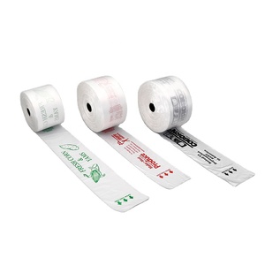 Bolsas de plástico HDPE personalizadas con logo impreso en rollo para supermercados - Product Image 4