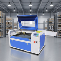 Machine de gravure laser CO2 commerciale avec tube en verre RECI 600x400mm pour la découpe et la gravure du bois, de l'acrylique et du cuir