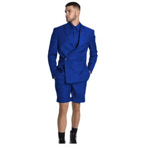 ชุดทักซิโด้สำหรับงานแต่งงานสีส้มกระดุมสองแถวแบบคลาสสิกชุดงานพรอมเจ้าบ่าวชุดสูทกางเกง2ชิ้น (แจ็คเก็ต + กางเกง) - Product Image 2