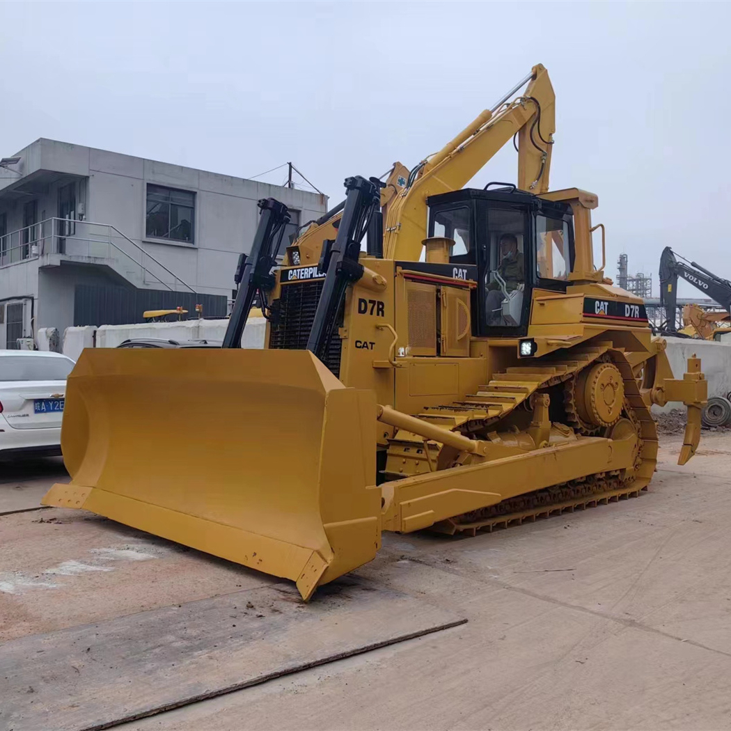 Б/у бульдозер CAT D7R, оригинальный бульдозер с хорошей функцией для продажи