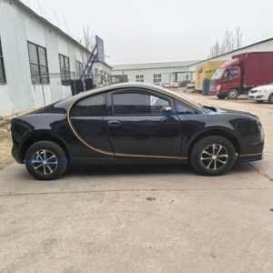 Voiture électrique pour adultes en gros de l'usine chinoise, mini-voiture électrique à faible vitesse, quatre portes, noire, nouvelle énergie, mini-voiture de sport électrique - Product Image 2