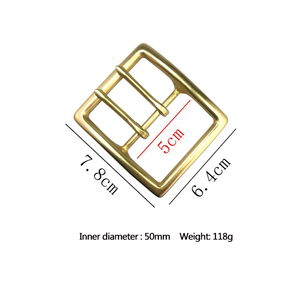 Thắt Lưng Khóa Bằng Đồng Thau Nguyên Khối Màu Trơn Trơn Giá Rẻ Theo Yêu Cầu Của Nhà Cung Cấp Trung Quốc - Product Image 4