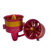 Ventilateur à canaux EDF JP Hobby 105 mm 12 pales 6S/12S Moteur 1400KV pour avions RC Jet Turbojet Vortex Air Spray Ducting Motor Cowling Fan