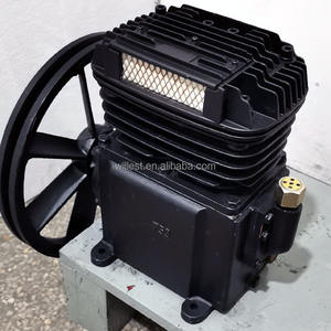 หัวอัดอากาศแบบลูกสูบ2070ลูกสูบแบบลูกสูบปั๊มเปลือยสายพาน2สูบ BHII40A ลูกสูบหัวคอมเพรสเซอร์เหล็กหล่อ8บาร์ - Product Image 5