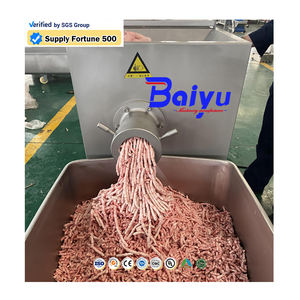 Picadora de Carne Congelada Automática Baiyu, Apta para Picar Carne de Res, Pollo y Cerdo, con Certificación CE - Product Image 1