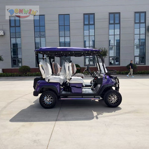 Carrito de Golf Eléctrico 4x4 con 4 Asientos, Todoterreno, Motor de 5KW, Batería de Litio de 60V, Compatible con Villas Vacacionales, Controlador Curtis, Aluminio - Product Image 5