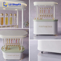 Dispenser Parfum Mewah Desain Khusus Langsung dari Pabrik, Bar Parfum Kecil 8 Botol untuk Acara Luar Ruangan