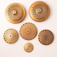 Factory Direct Custom Brass Spun Perforated Metal Covers | Decorative Speaker Grilles Lighting Mesh Accessories Anodize/Powder