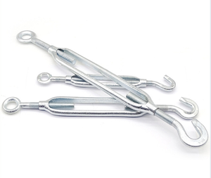 Crochets à œil en acier galvanisé zinc de type JIS DIN1480 M8 M12 M16 M24 à corps ouvert, tendeurs à œil, boulons - Product Image 6