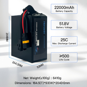 แบตเตอรี่ Herewin 25C 14S1P 51.8V 22000mAh แบบ Soft Pack อัตราการคายประจุสูง จ่ายโดยตรงจากโรงงาน เหมาะสำหรับการพ่นยาทางการเกษตรและโดรนบรรทุกของ - Product Image 1