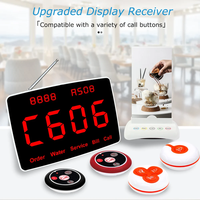 Stock boutons d'appel émetteur affichage moniteur récepteur pour Restaurant bureau clinique système d'appel sans fil