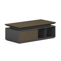 Bureau de poste de travail modulaire moderne Factory Direct avec rangement et combinaison gratuite en forme de L rectangulaire