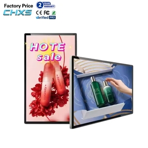 Ch thương mại Android <span class=keywords><strong>LCD</strong></span> kỹ thuật số biển 13.3 55 65 inch điện tử áp phích quảng cáo thông minh cửa sổ hiển thị màn hình tương tác - Product Image 1