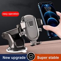Soporte universal ajustable para teléfono de coche, soporte de ventosa de gravedad para iPhone 13 Pro Xiaomi, montaje GPS estable Universal