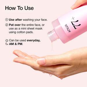 Tónico Facial Anua Peach 77 con Niacinamida y Ceramidas, 250 ml, Iluminador, para Todo Tipo de Piel - Product Image 6