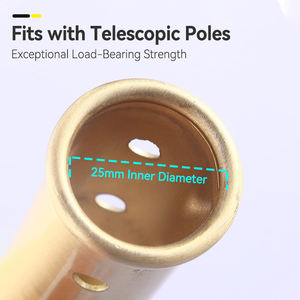 Nettoyeur de vitres populaire avec lame en silicone, <span class=keywords><strong>manche</strong></span> télescopique connectable, grattoir en cuivre pour le nettoyage des vitres - Product Image 5