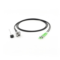Connecteur femelle ODC étanche IP68 de fabrication chinoise pour extérieur, mâle et femelle vers LC, câble de raccordement à fibre optique polarisée PM 2 cœurs