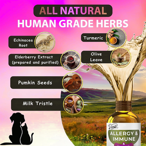 Thuốc giảm dị ứng cho chó mèo bổ sung chống ngứa tự nhiên làm dịu dị ứng theo mùa kích ứng da hấp thụ nhanh - Product Image 4