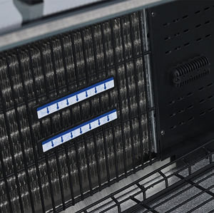 Vitrine réfrigérée combinée à porte vitrée pour supermarché, avec îlot de présentation pour aliments surgelés et viande, et congélateur coffre profond - Product Image 6