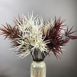 Plantes artificielles pour la décoration de la maison, bouquet de plantes d'érable en <span class=keywords><strong>pot</strong></span> pour la décoration de bureau et de jardin, fleurs artificielles synthétiques personnalisables - Product Image 1