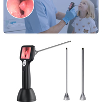 Caméra d'endoscopie diagnostique ORL portable BESDATA, endoscope rigide, housse de protection, angle de vision de 120°, écran LCD 3 pouces, photo et vidéo