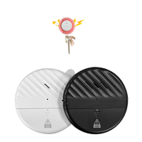 Perangkat Keamanan Rumah 125DB Ultra-Tipis ABS Sensitivitas Tinggi Sensor Getaran Nirkabel untuk Pintu dan Jendela Sistem Alarm Audio Pemasangan Mudah