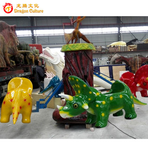 <span class=keywords><strong>Jurassic</strong></span> Dinosaur Adventure Indoor Amusement Park Ride Modelo de silicio metálico de fibra de vidrio de tamaño real para parques infantiles para uso al aire libre - Product Image 2