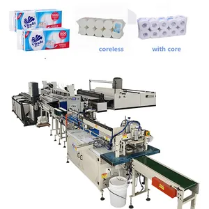 Hot sale high end automatic used roll to sheet mini toilet paper cutting machine in malaysia