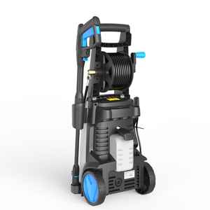 Nettoyeur <span class=keywords><strong>haute</strong></span> <span class=keywords><strong>pression</strong></span> électrique portable <span class=keywords><strong>professionnel</strong></span> 2000W, lave-auto avec longue poignée et enrouleur de tuyau - Product Image 3