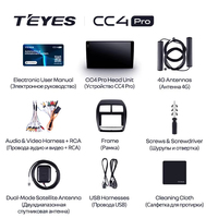 TEYES CC4 PRO pour Mitsubishi ASX 1 2016 - 2023 CarPlay Android Auto 2DIN Autoradio Car play Radio Multimédia Stéréo