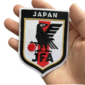 Maßgefertigtes Deutschland Polizei Gewebtes Abzeichen 3D Klett-Patch mit Denim-Nährand - Product Image 1