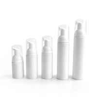 Flacon pompe transparent vide en PET blanc pour mousse nettoyante visage 30ml 60ml 100ml - En promotion