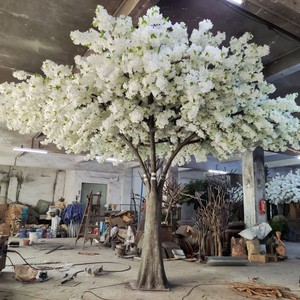 Phong cảnh khách sạn Trung tâm mua sắm phong cảnh mô phỏng cây hoa anh đào trắng Ngày Valentine trang trí đám cưới - Product Image 5
