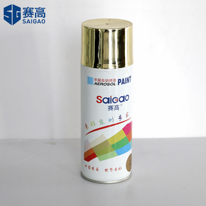 Pintura en <span class=keywords><strong>Aerosol</strong></span> Acrílica Dorada Multiusos, Aceptable <span class=keywords><strong>para</strong></span> OEM, Venta al por Mayor <span class=keywords><strong>para</strong></span> <span class=keywords><strong>Metal</strong></span> - Product Image 1