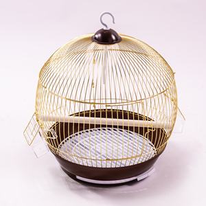 Vendita diretta della fabbrica portatile grande gabbia per uccelli pappagallo da riproduzione in metallo ornamentale canarino gabbia per uccelli - Product Image 6