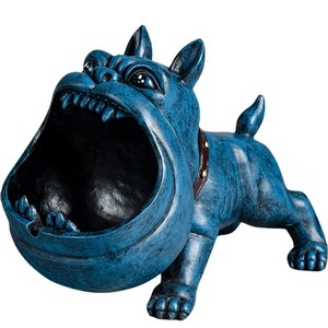 Cenicero de cerámica MSH Creative Cute Bully Dog Puppy para coche, hogar y oficina - Product Image 5