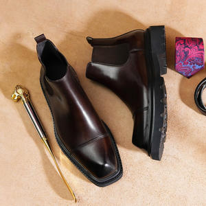 Chaussures décontractées rétro pour hommes en cuir véritable DSYX, légères, respirantes, à enfiler, style vintage, pour l'automne, vente en gros - Product Image 2