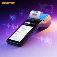 Terminal de point de vente (TPV) 5,5 pouces 8 cœurs avec Wi-Fi et Bluetooth 5.0, imprimante thermique 58 mm, certifié CE FCC, pour distributeurs transfrontaliers (vente en gros)