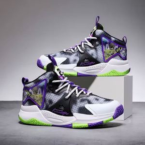 Men's Women's High <b>Elastic</b> Basketball Style Shoes Designer Youth Breathable Sports Basketball Shoes Student Outdoor Sports Shoes - Product Image 5