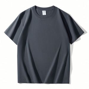 Design Wholesale Short Sleeve Blank Solid Color Print Logo Ring Spun Cotton Mens Custom T Shirts - Product Image 2