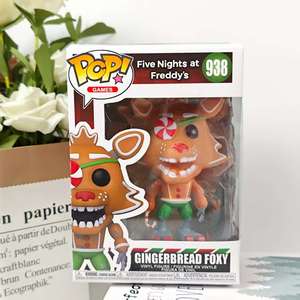 Vente en gros de figurines de Noël en édition limitée : renard en pain d'épices et ours brun, modèles, figurines de dessins animés et ornements - Product Image 5