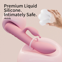 Vibrateur rotatif à 360 degrés en silicone rechargeable, étanche IPX6, double extrémité, jouet sexuel féminin, point G, clitoris, 10 vitesses