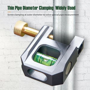 Onkel.j alüminyum alaşımlı su borusu seviye ölçüm araçları manyetik boru seviye aracı Zhejiang çin'den HPM-027-001 52x41x19mm - Product Image 3